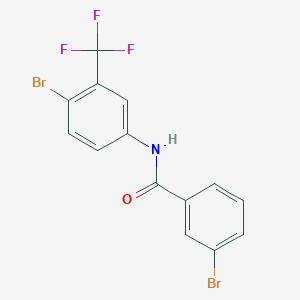 3-Bromo-N-[4-bromo-3-(trifluoromethyl)phenyl]benzamide