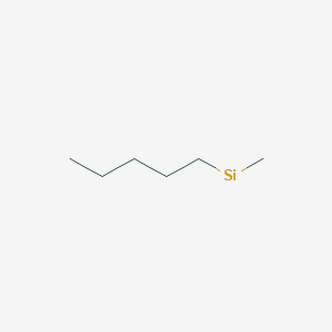 molecular formula C6H14Si B14628565 Methylpentylsilane 