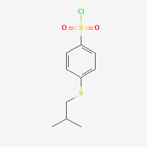 4-[(2-Methylpropyl)sulfanyl]benzene-1-sulfonyl chloride