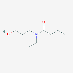 molecular formula C9H19NO2 B1462860 N-Ethyl-N-(3-hydroxypropyl)butanamide CAS No. 200061-58-1