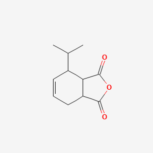 molecular formula C11H14O3 B14628625 4-(Propan-2-yl)-3a,4,7,7a-tetrahydro-2-benzofuran-1,3-dione CAS No. 54108-75-7