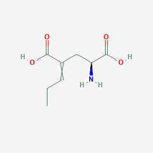 molecular formula C8H13NO4 B14628631 4-Propylidene-L-glutamic acid CAS No. 56973-40-1