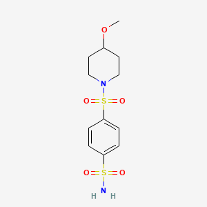 4-(4-Methoxypiperidine-1-sulfonyl)benzene-1-sulfonamide