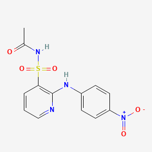 Acetamide, N-[[2-[(4-nitrophenyl)amino]-3-pyridinyl]sulfonyl]-