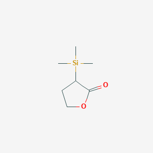 2(3H)-Furanone, dihydro-3-(trimethylsilyl)-