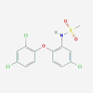 N-[5-Chloro-2-(2,4-dichlorophenoxy)phenyl]methanesulfonamide