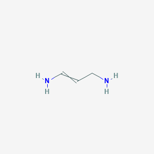 molecular formula C3H8N2 B14628755 Prop-1-ene-1,3-diamine CAS No. 56045-70-6