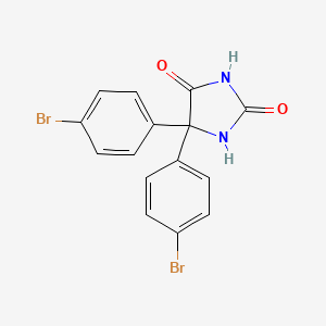 5,5-Bis(4-bromophenyl)imidazolidine-2,4-dione