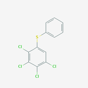 1,2,3,4-Tetrachloro-5-(phenylsulfanyl)benzene