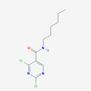 2,4-Dichloro-N-hexylpyrimidine-5-carboxamide