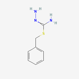 molecular formula C8H11N3S B14628836 Benzyl carbamohydrazonothioate CAS No. 57216-15-6