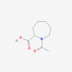 molecular formula C9H15NO3 B1462884 1-Acetylazepane-2-carboxylic acid CAS No. 1219182-45-2