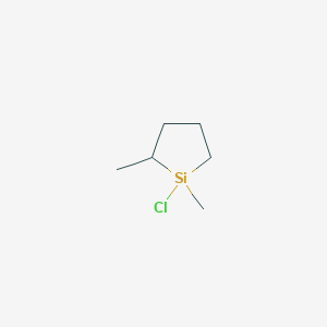 molecular formula C6H13ClSi B14628880 1-Chloro-1,2-dimethylsilolane CAS No. 55909-50-7