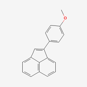 molecular formula C19H14O B14628900 1-(4-Methoxyphenyl)acenaphthylene CAS No. 57704-83-3