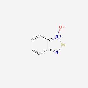 molecular formula C6H4N2OSe B14628918 1-Oxo-2,1lambda~5~,3-benzoselenadiazole CAS No. 55293-87-3