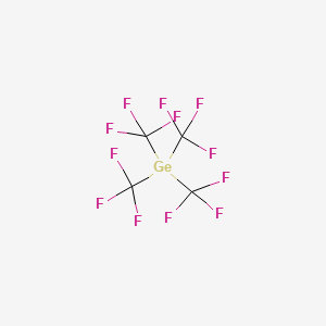 molecular formula C4F12Ge B14628935 Tetrakis(trifluoromethyl)germane CAS No. 55642-43-8