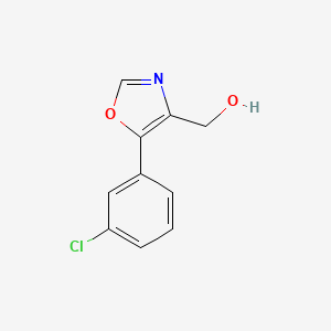 (5-(3-Chlorophenyl)oxazol-4-YL)methanol