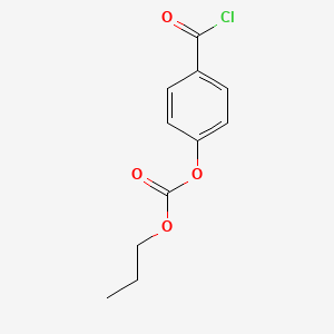 4-(Chlorocarbonyl)phenyl propyl carbonate