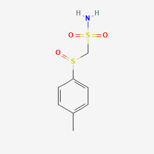 molecular formula C8H11NO3S2 B14628967 Methanesulfonamide, 1-[(4-methylphenyl)sulfinyl]- CAS No. 55116-70-6