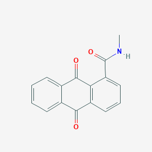 molecular formula C16H11NO3 B14628975 N-Methyl-9,10-dioxo-9,10-dihydroanthracene-1-carboxamide CAS No. 53453-73-9