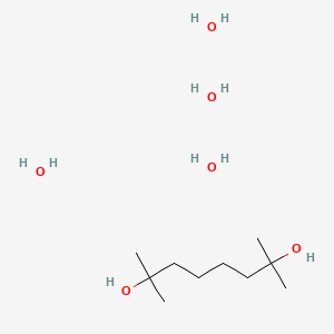 2,7-Dimethyloctane-2,7-diol;tetrahydrate