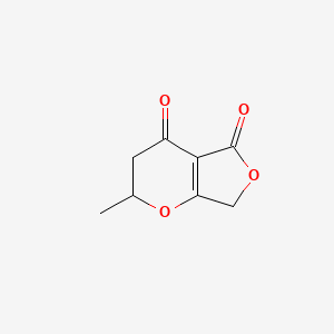 2H-Furo[3,4-b]pyran-4,5(3H,7H)-dione, 2-methyl-