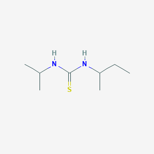 molecular formula C8H18N2S B14629010 N-Butan-2-yl-N'-propan-2-ylthiourea CAS No. 54088-58-3