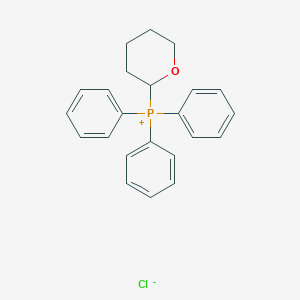 molecular formula C23H24ClOP B14629026 (Oxan-2-yl)(triphenyl)phosphanium chloride CAS No. 56061-89-3