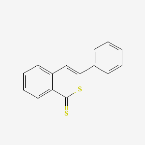 molecular formula C15H10S2 B14629040 3-Phenyl-1H-2-benzothiopyran-1-thione CAS No. 54199-54-1