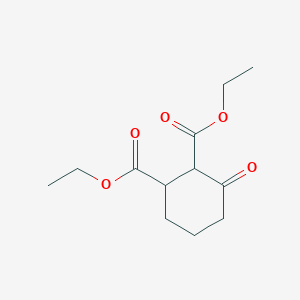 molecular formula C12H18O5 B14629072 Diethyl 3-oxocyclohexane-1,2-dicarboxylate CAS No. 53445-05-9