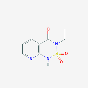 3-Ethyl-2lambda~6~-pyrido[2,3-c][1,2,6]thiadiazine-2,2,4(1H,3H)-trione