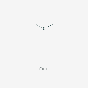 molecular formula C4H9Cu B14629080 copper(1+);2-methylpropane CAS No. 56583-96-1