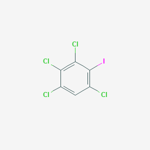 molecular formula C6HCl4I B14629101 1,2,3,5-Tetrachloro-4-iodobenzene CAS No. 56892-56-9