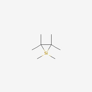 molecular formula C8H18Si B14629118 Hexamethylsilirane CAS No. 55644-09-2