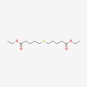 molecular formula C14H26O4S B14629122 Diethyl 5,5'-sulfanediyldipentanoate CAS No. 56358-05-5