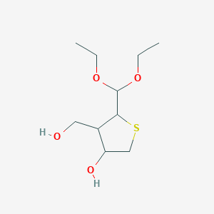 5-(Diethoxymethyl)-4-(hydroxymethyl)thiolan-3-ol