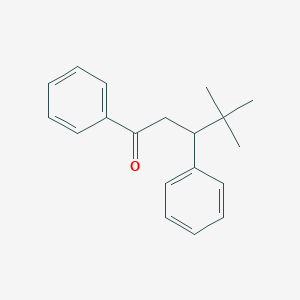 1-Pentanone, 4,4-dimethyl-1,3-diphenyl-