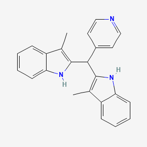 2,2'-[(Pyridin-4-yl)methylene]bis(3-methyl-1H-indole)