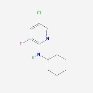 5-Chloro-2-cyclohexylamino-3-fluoropyridine