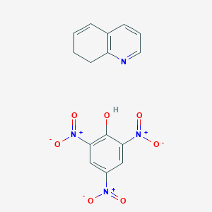 molecular formula C15H12N4O7 B14629211 7,8-Dihydroquinoline;2,4,6-trinitrophenol CAS No. 54086-93-0