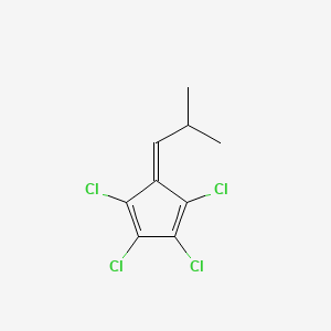 1,2,3,4-Tetrachloro-5-(2-methylpropylidene)cyclopenta-1,3-diene