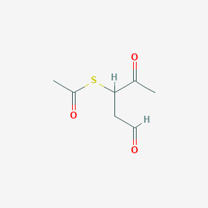 S-(1,4-Dioxopentan-3-yl) ethanethioate