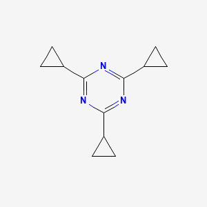 2,4,6-Tricyclopropyl-1,3,5-triazine