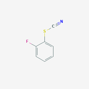 molecular formula C7H4FNS B1462943 [(2-Fluorophenyl)sulfanyl]formonitrile CAS No. 2605-31-4