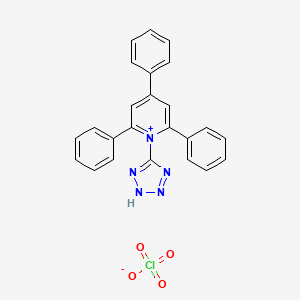 2,4,6-Triphenyl-1-(2H-tetrazol-5-yl)pyridin-1-ium perchlorate