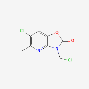 6-Chloro-3-(chloromethyl)-5-methyl[1,3]oxazolo[4,5-b]pyridin-2(3H)-one