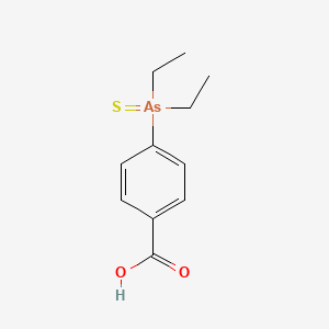 4-(Diethylarsorothioyl)benzoic acid