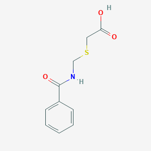 Acetic acid, [[(benzoylamino)methyl]thio]-