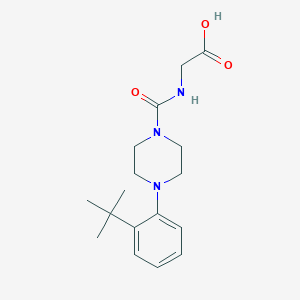 N-{[4-(2-tert-Butylphenyl)piperazin-1-yl]carbonyl}glycine