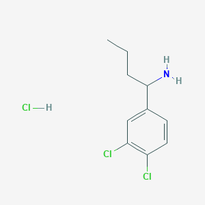 1-(3,4-Dichlorophenyl)butan-1-amine hydrochloride